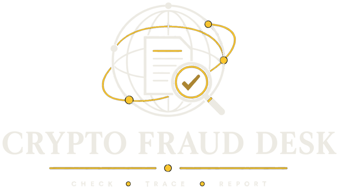 The Crypto Fraud Desk — check, trace, report